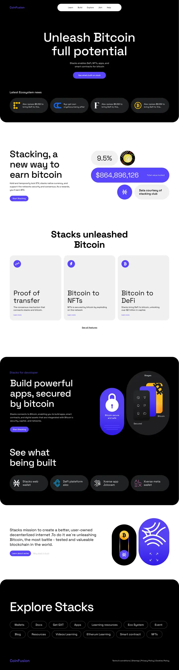 CoinFusion interface design preview