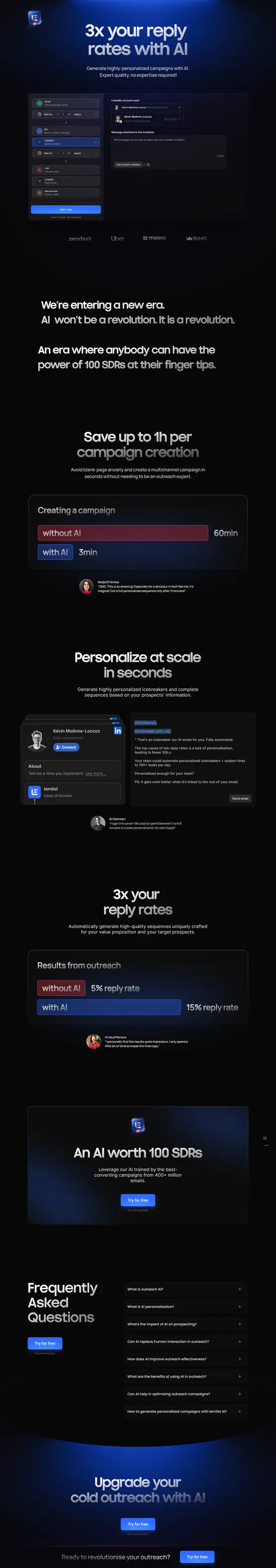 AI Landing Page landing page recreation preview