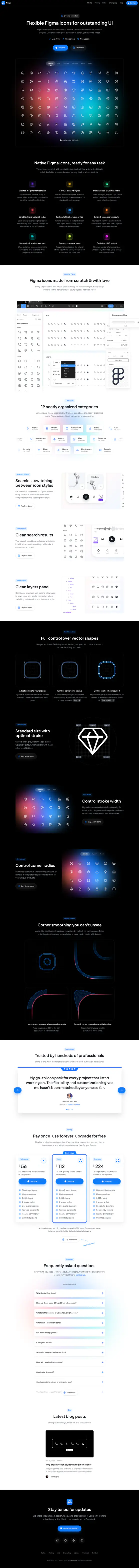 Anron Pro landing page recreation preview