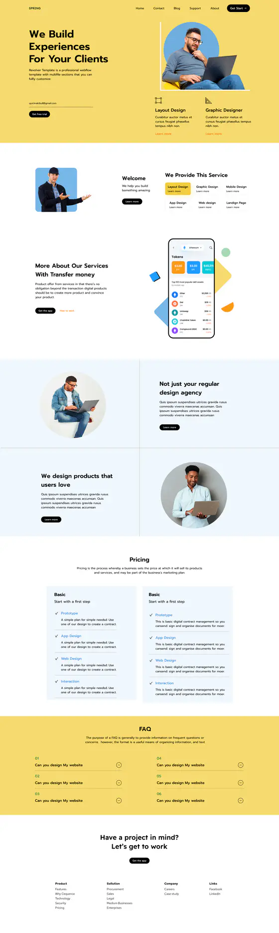 Portfolio Landing Page landing page recreation preview