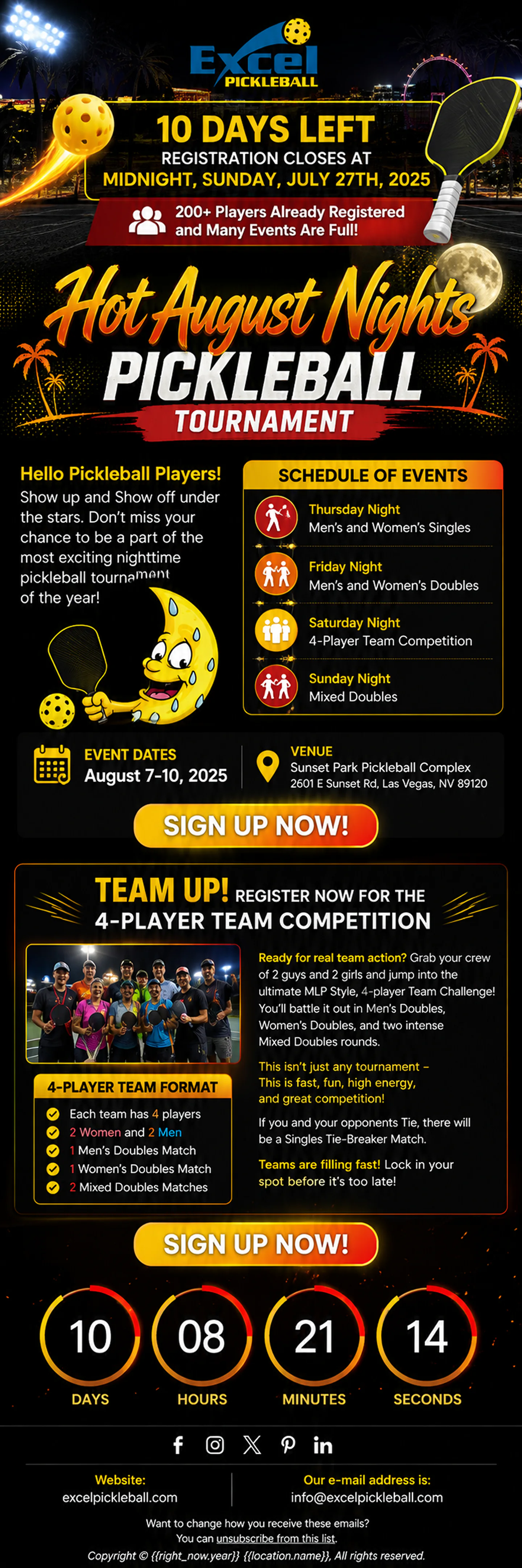 Hot August Nights Campaign preview