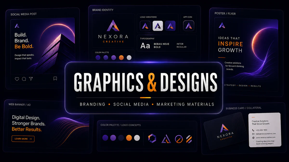 Graphics and designs service showcase